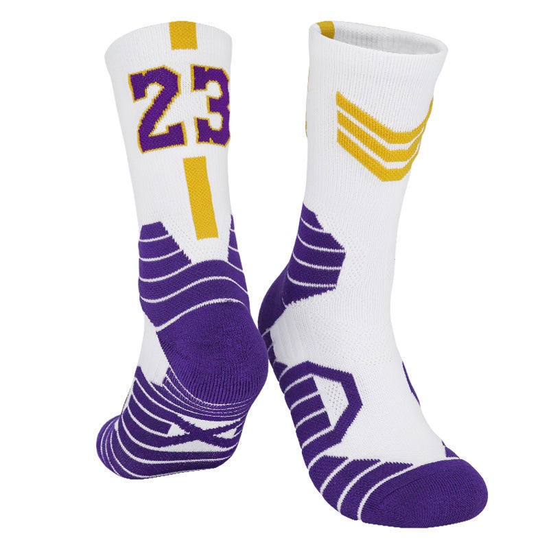 Men's Thickened Long Mid-calf Towel Socks Children's Sports Socks Men's Elite Socks - Image 3