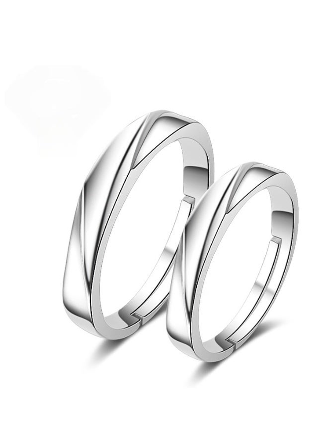 KUYING Fashion Niche High-End Personalized Adjustable Ring 