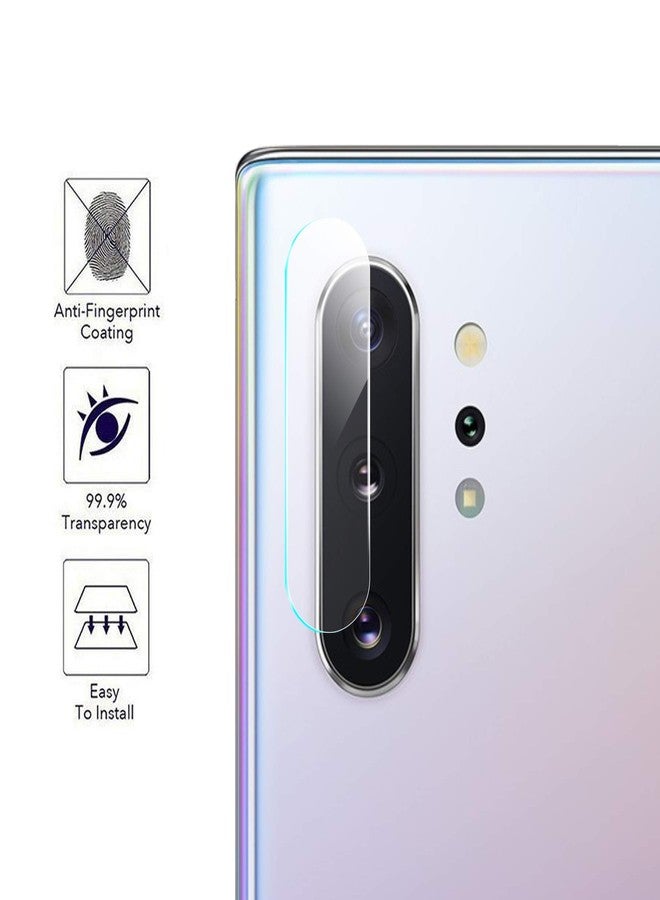 Orzero (4 Pack) Camera Lens Protector Compatible for Samsung Galaxy Note 10, Note 10 Plus, Protector de Cámera 5G(2019) Flexible Glass, (Willow Glass), 2.5D HD Anti-Scratch Bubble-Free - Image 2