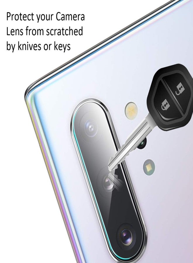 Orzero (4 Pack) Camera Lens Protector Compatible for Samsung Galaxy Note 10, Note 10 Plus, Protector de Cámera 5G(2019) Flexible Glass, (Willow Glass), 2.5D HD Anti-Scratch Bubble-Free - Image 3
