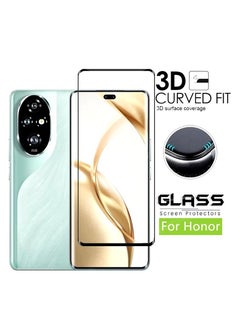 ماركة غير محددة واقي شاشة لهاتف Honor 200 Pro 5G، واقي شاشة من الزجاج المقوى عالي الجودة، مقاوم للخدش، بدون فقاعات، صلابة 9H، طبقة تغطية كاملة  - Image 2
