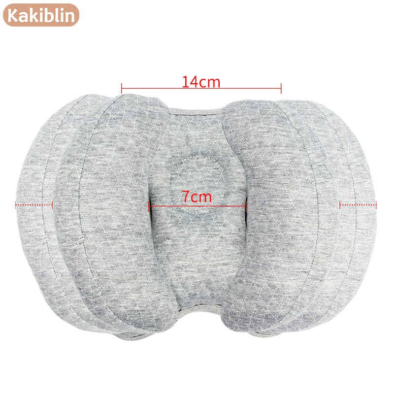 Kakiblin Jacquard Cotton Head Support Pillow for Babies - Breathable Infant Bed Pillow - Image 3