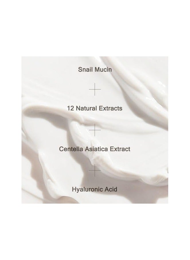 MIZON Snail Repair Cream Face Moisturizer with Snail Mucin Extract All in One Snail Repair Cream Recovery Cream Korean Skincare Wrinkle and Blemish Care - Image 5