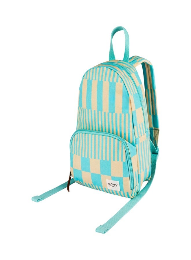 Roxy Women's Always Core Mini Backpack, Big Brella Check Turquoise, One Size, Always Core Mini Backpack - Image 2