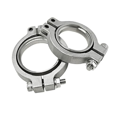 CYONRUAN Inlet Outlet Flanges Clamps v-band Flange Clamp Set Replacement For TiAL MVR 44MM Wastegate W/Screws Nuts and Seals - Image 3
