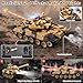Supdex 124 RC Tank Remote Control Russian T90 Army Model Tank with Sound Effects Lights and Smoke 24G Military Model Toy for Kids Perfect Birthday for Boys 6 Years Old - Image 4