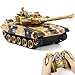 Supdex 124 RC Tank Remote Control Russian T90 Army Model Tank with Sound Effects Lights and Smoke 24G Military Model Toy for Kids Perfect Birthday for Boys 6 Years Old - Image 2