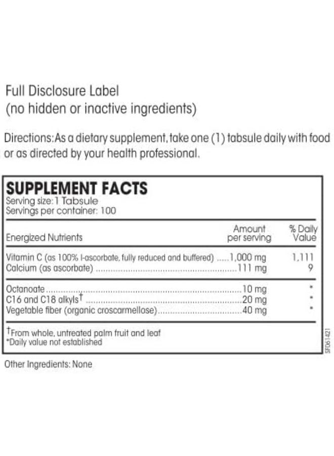 Perque Potent C Guard Dietary Supplement 100 Tabs - Image 2