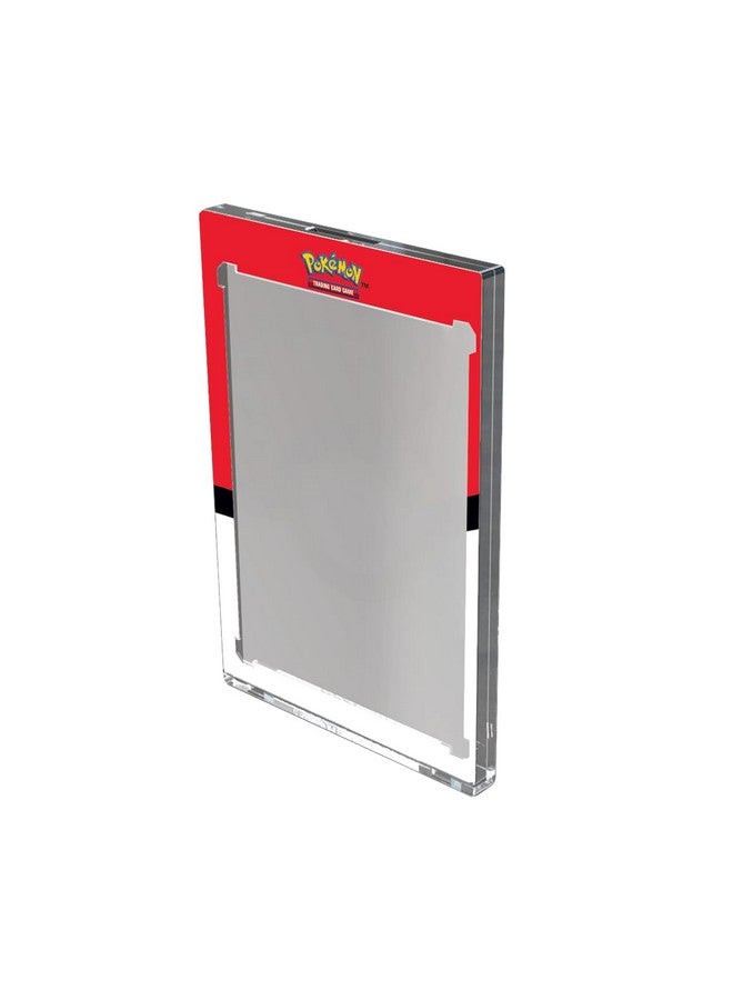 Ultra Pro Ultra Pro - Single 35 Pt ONE-TOUCH Edge - Poké Ball Printed Magnetic Card Holder for Pokémon, Pokémon Card Display Case, Trading Card Display Case, TCG Card Storage, Sports Card Holder  - Image 2