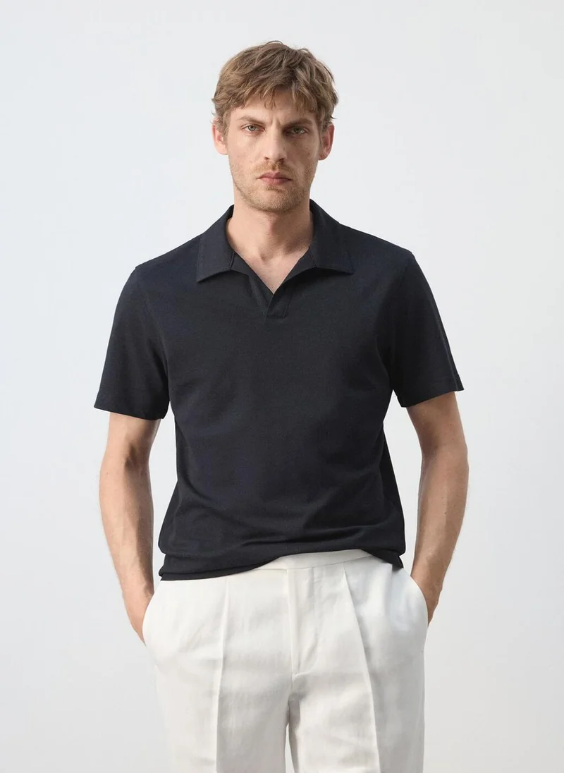 Slim Fit Piqué Polo