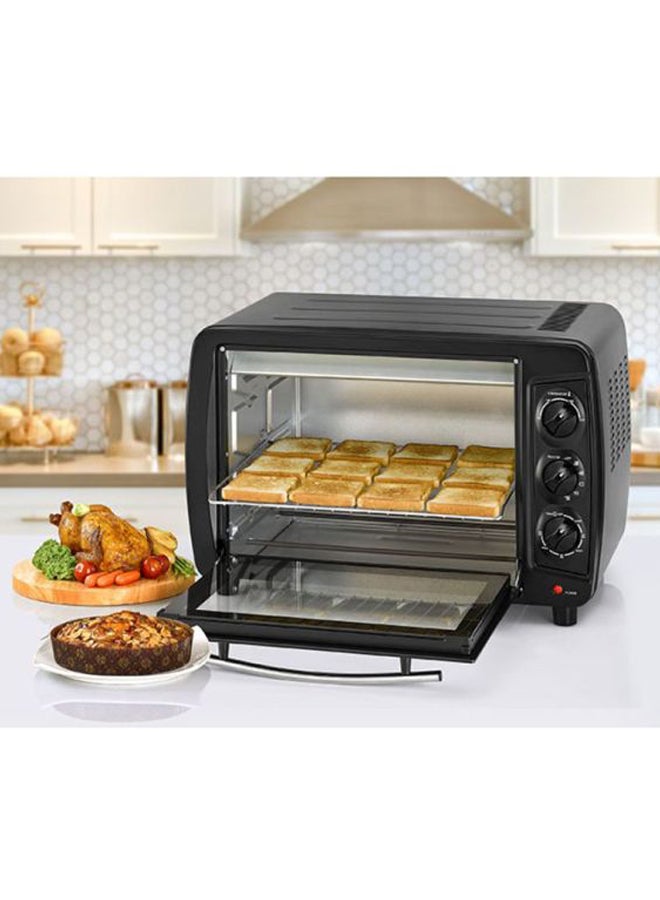 BLACK+DECKER Countertop Toaster Oven 1200W 35 L 1200 W TRO35RDG-B5 Black/Silver/Clear - Image 5