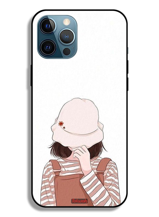 Tolwak Apple iPhone 12 Pro Max Protective Case Hide Face By Hat - Image 2