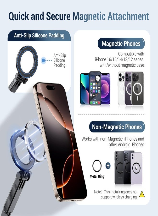 Kiorafoto Magnetic Phone Holder for Pocket 3,Detachable Pocket3 Cage with Extension Magnet Phone Mount,Angle Adjustment Cellphone Handle Grip for iPhone 17/16/15/14 Pro Max & Pocket 3 Creator Combo Accessories - Image 3