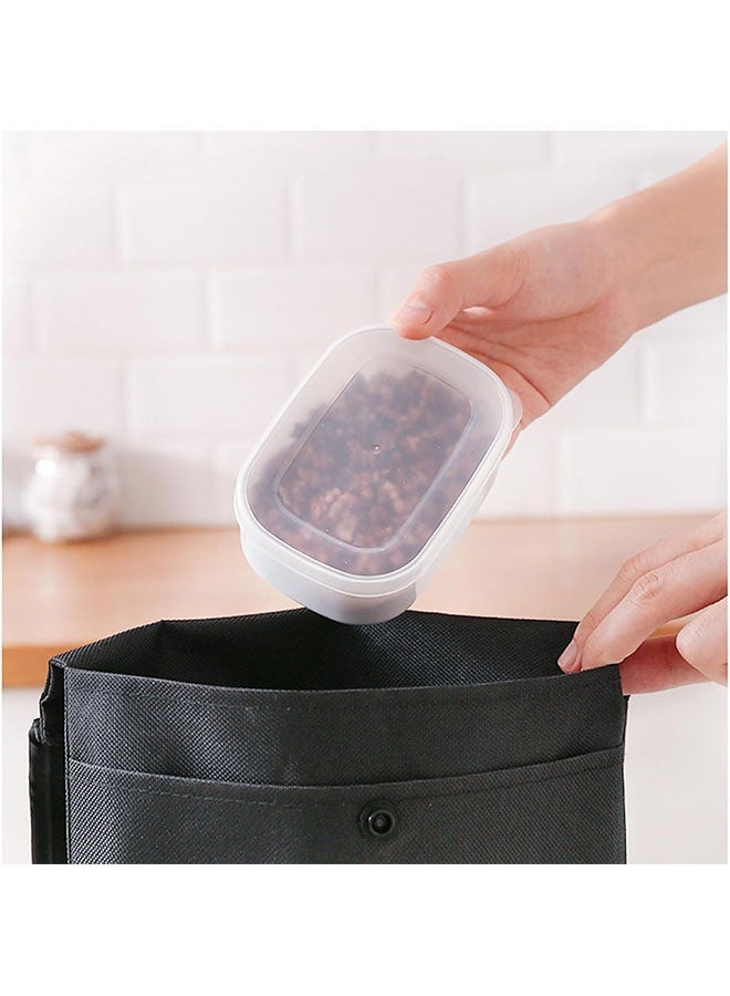 الضفدع الحقيقي حاويات تجميد بلاستيكية صغيرة خالية من BPA مع أغطية مجموعة 8 للتخزين، تحضير الوجبات، التجميد، التقسيم، صالحة للميكروويف، مناسبة للاستخدام اليومي والمنزلية والهدايا - Image 5