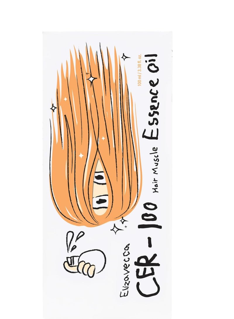 Elizavecca CER-100 Hair Muscle Essence Oil Leave-In Hair Treatment Oil |100ml - Image 2