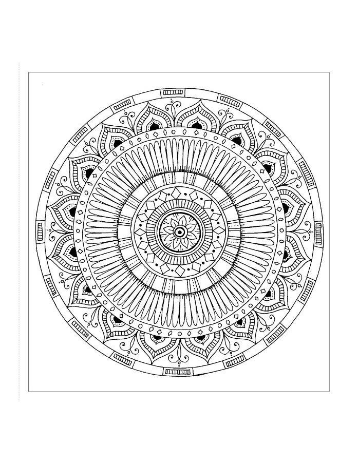 Zendoodle Colorscapes: Mindful Zendalas: Enchanting Swirls to Color & Display