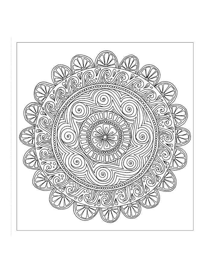 Zendoodle Colorscapes: Mindful Zendalas: Enchanting Swirls to Color & Display