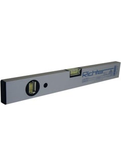Richter Lm Spirit Level, Silver Anodised Without Magnetic Length 