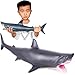 LOVNBHELP Simulated Ocean Big Animal Toys for Kids 16 Inch Sea Animals Toy Large Size Marine Animal Action Figures Soft Filled Rubber Sea Educational ToysGreat White Shark - Image 2