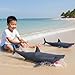 LOVNBHELP Simulated Ocean Big Animal Toys for Kids 16 Inch Sea Animals Toy Large Size Marine Animal Action Figures Soft Filled Rubber Sea Educational ToysGreat White Shark - Image 4