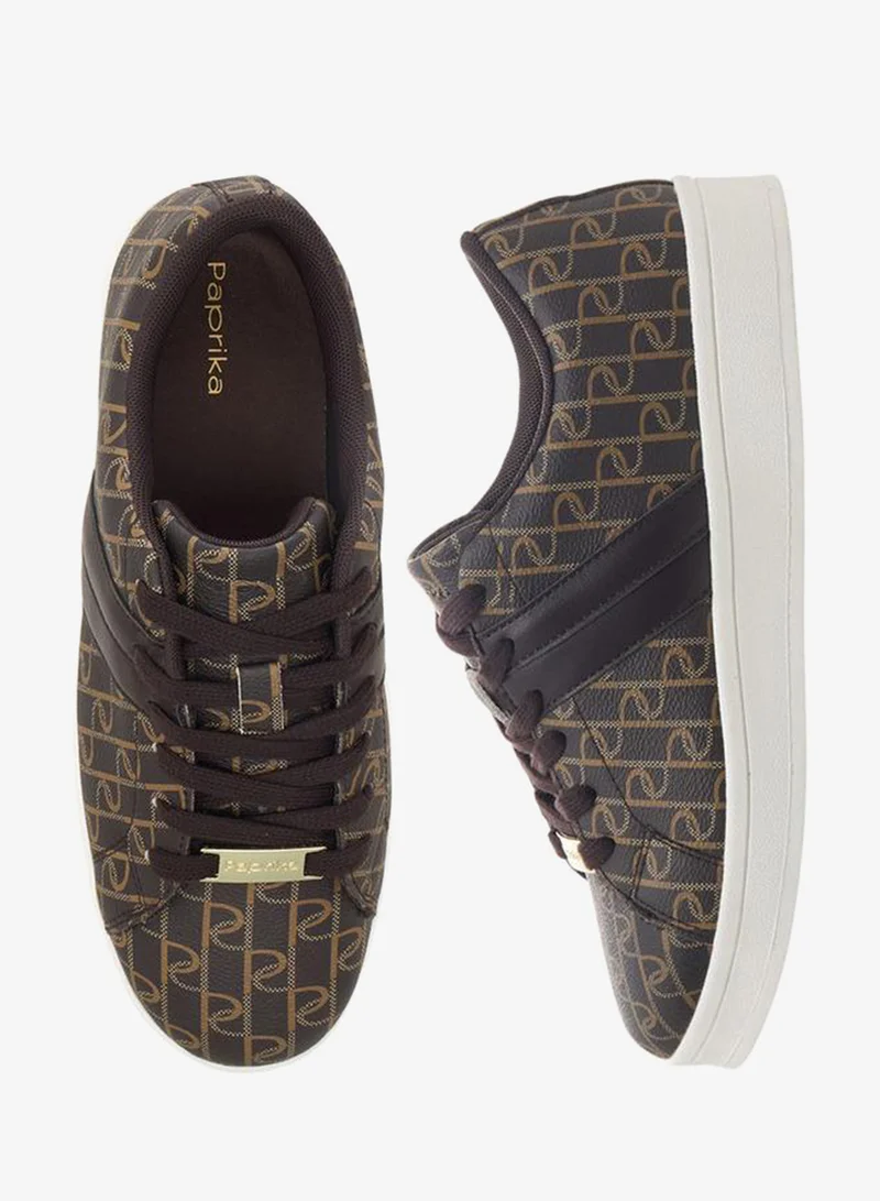 Paprika Women Lace-Up Ankle Sneakers