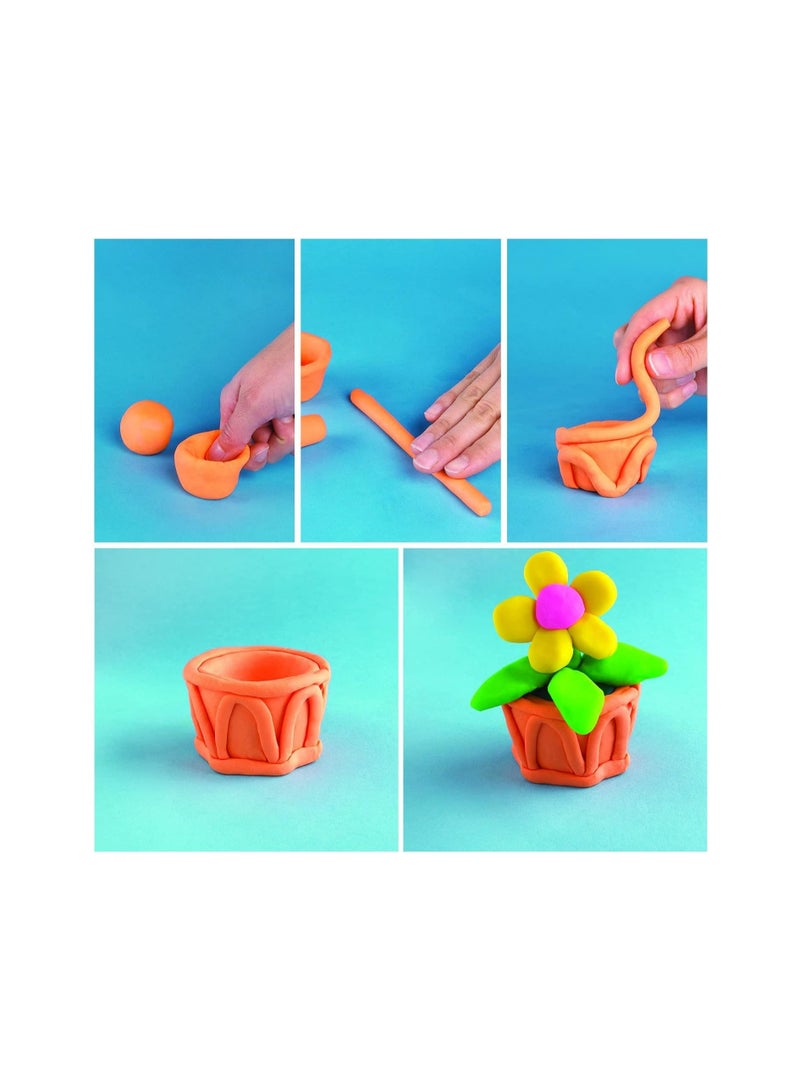 Bingo Doh 5 Pack Mini Play-Doh (Red, Orange, Yellow, Green, Brown) - Image 3