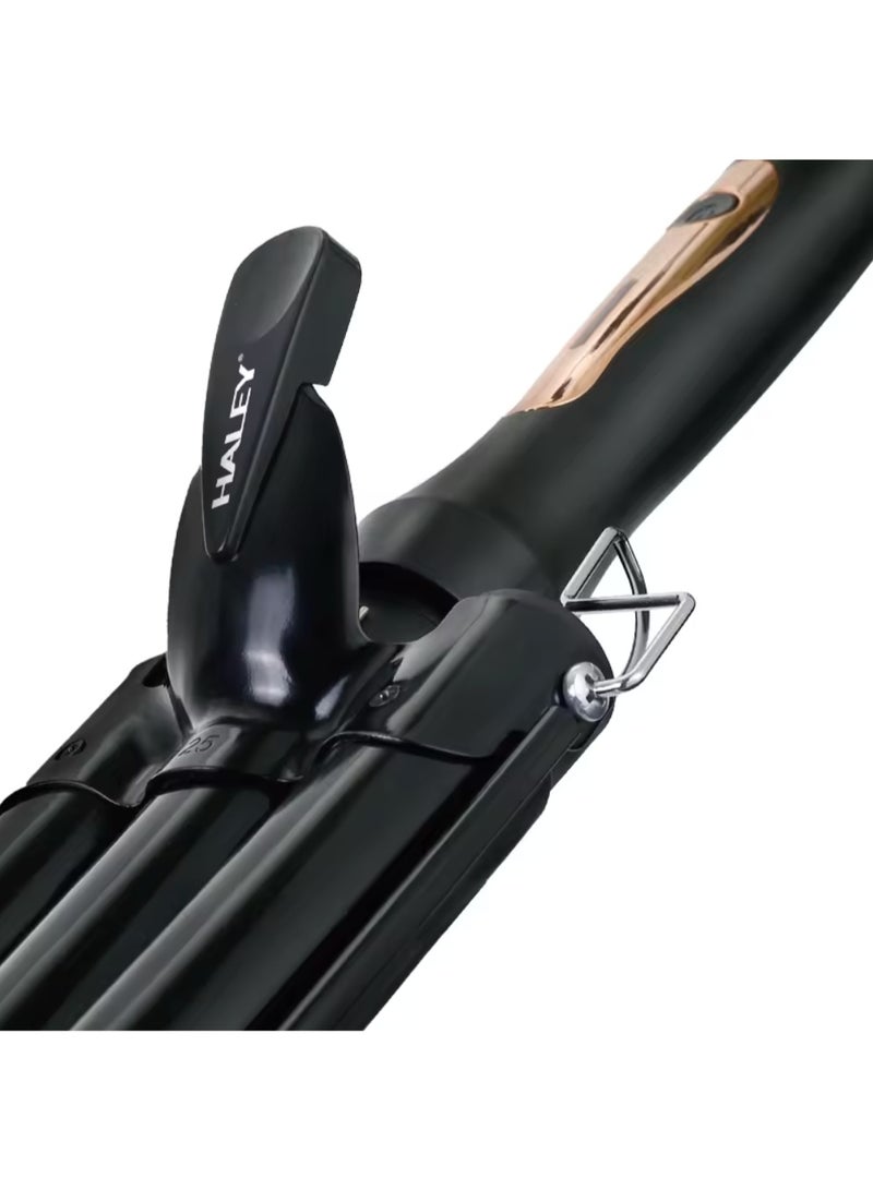 Haley أداة تصفيف الشعر بموجات كبيرة 70 وات بثلاث أسطوانات للنساء - Image 4