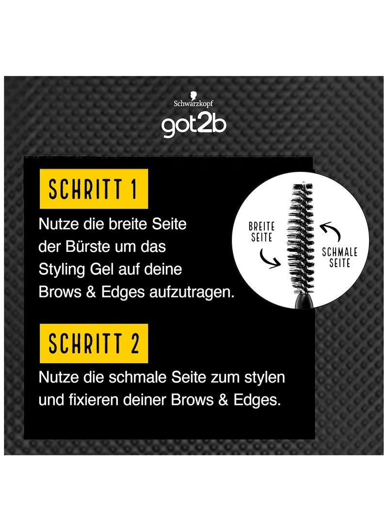 2in 1 gel for brows & edges for gong lasting looks