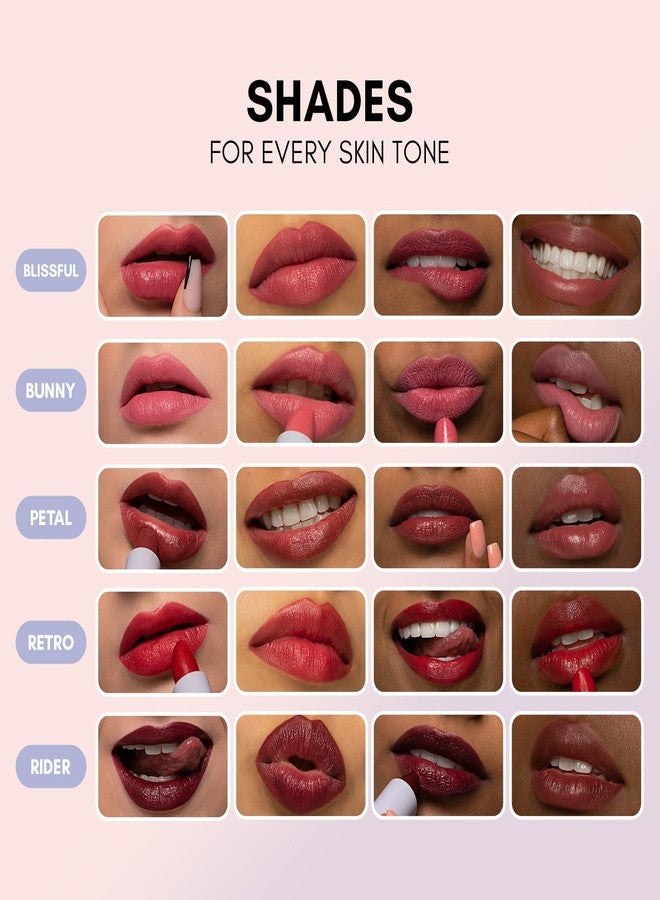 Clover Comfy Matte Lipstick | Non Drying, Moisturizing & Lightweight, High Pigmented Lipstick | Cruelty-Free & Vegan Lip Makeup | Shade - Retro - Image 3
