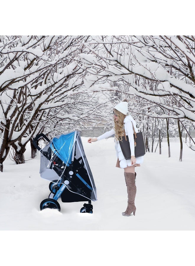 AncBace Baby Stroller Rain Cover Weather Shield Accessories Universal Size - Image 5