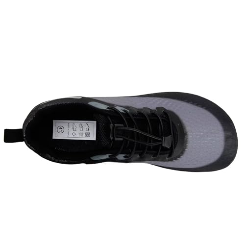 WateLves Wide Water Shoes Mens Womens Beach-Swim-Aqua-Barefoot Shoes Breathable & Non-Slip & Optimal Relaxation Walking Sneakers (Black Gray, 38) - Image 5