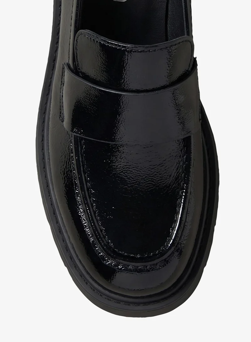 Calvin Klein  CK Bold - Shine Leather Chunky Loafers for Women | Best Price UAE