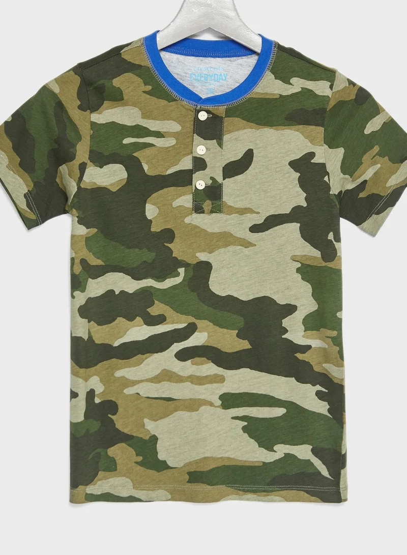 j.crew Teen Camo Print T-Shirt