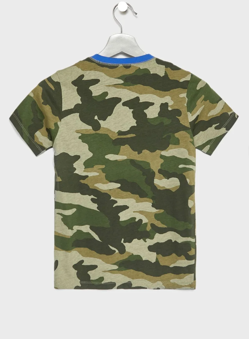 j.crew Teen Camo Print T-Shirt