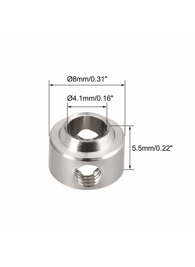 uxcell 5PCS RC Airplane Plane Landing Gear Wheel Stop Collar 4.1mm Shaft Hole Dia. - Image 2