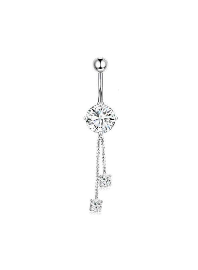 5 PCS Silvery Belly Rings Set - Image 5