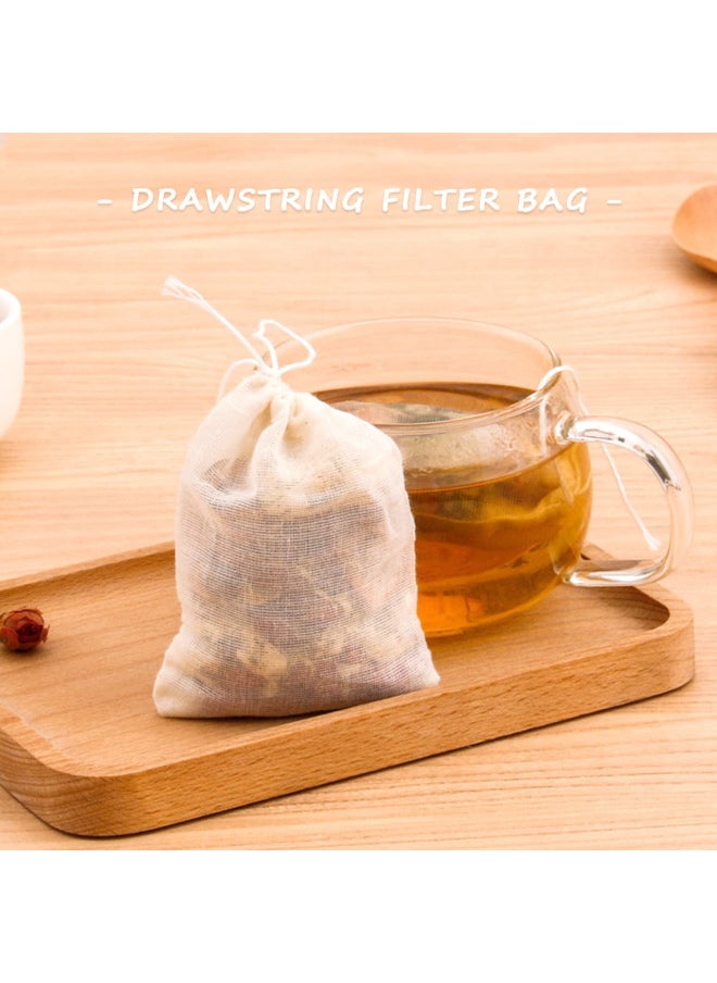 Pimoys - 4x6 Inch Spice Bags for Cooking, 30 Pcs Reusable Empty Tea Bags Cheesecloth Bags Drawstring Soup Bags for Home Kitchen Office - Image 1