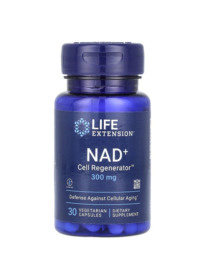 LifeExtension Life Extension, NAD+  Cell Regenerator, 300 mg, 30 Vegetarian Capsules 