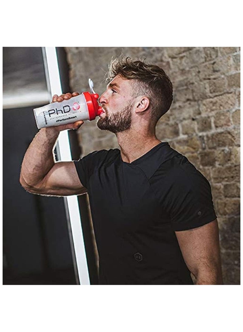 PhD Intra Bccaa + Powder, 4:1:1 Amino Blend, Helps Reduce Tiredness & Fatigue, Includes Coconut Water Powder,30 Serving- 6.9g BCAAs 57 Calories ,1.4G Suger Fruit Punch Flavour, 450 gm - Image 2
