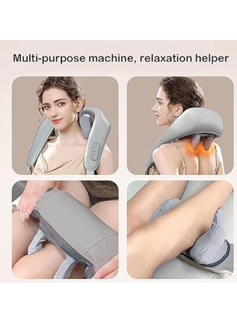 Dreamzon Massagers for Neck and Shoulder with Heat, Shiatsu Neck and Back Massager with Heat Electric Shoulder, Deep Tissue 5D Kneading Pillow, Simulated Manual Massage, Massager for Pain Relief - Image 2