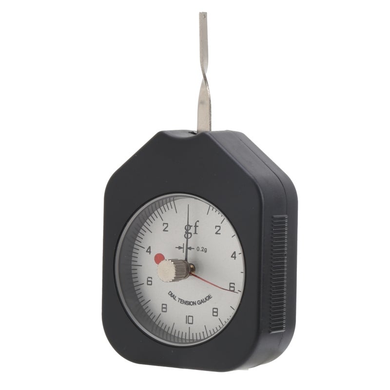 Dial Tensiometer: 10g High Accuracy Alloy Portable Tension Gauge - Compact One-Handed Operation Precision Force Meter for Relay Contact Pressure Electronic Switch Valve Spring Tension Testing - Image 1