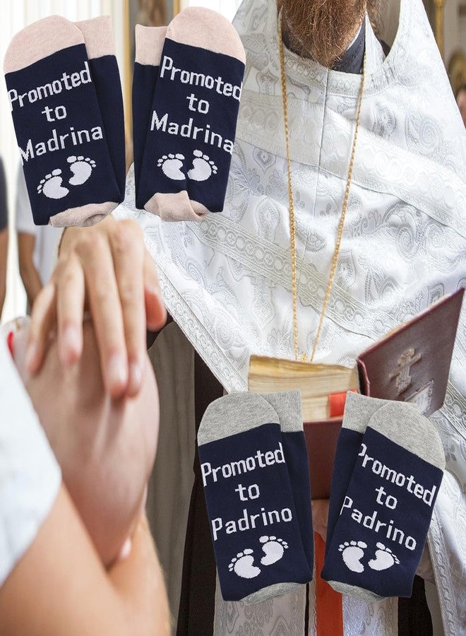 PXTIDY Godparent Proposal Gifts New Padrino Madrina Gift Promoted to Padrino/Madrina Socks in Spanish - Image 4