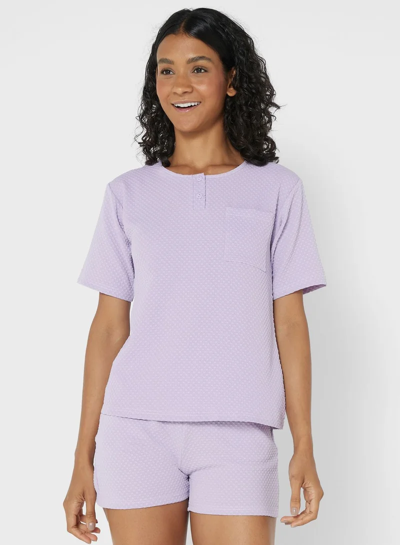 Ginger Cotton T-shirt & Short Set