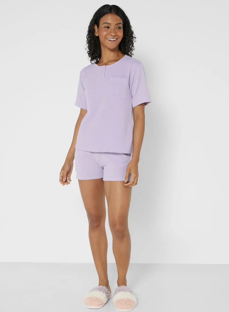 Ginger Cotton T-shirt & Short Set