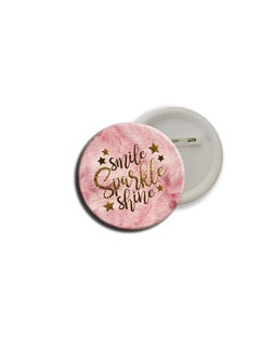 D2c D2C Inspirational - Motivational Quotes Button Badges (Smile Sparkle Shine) 