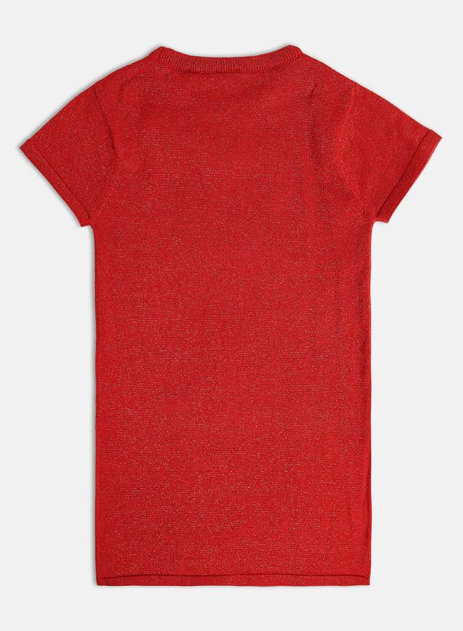 MINIKLUB Girls Bow Detail Knit Dress - Image 2