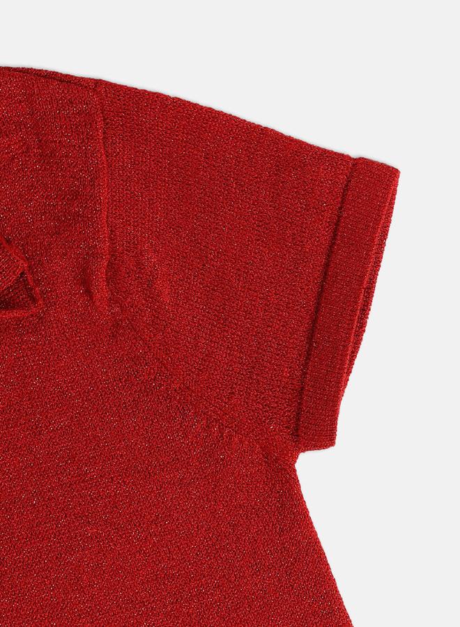 MINIKLUB Girls Bow Detail Knit Dress - Image 4