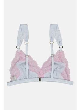 STELLA MCCARTNEY Women Non Padded Textured Lace Bra, Multicolor  - Image 2
