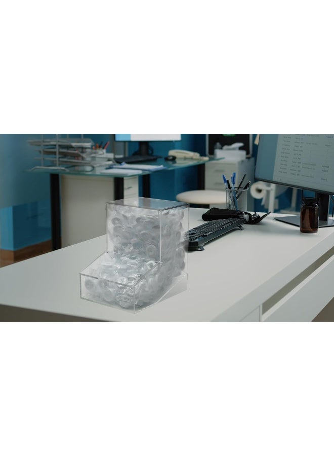 TPGP Candy Dispenser - Bulk Acrylic Storage Holder with Two Lids on Countertop, Office, Home or Wall Mount - Chocolate, Treats, Sweets, and Snacks - Image 5