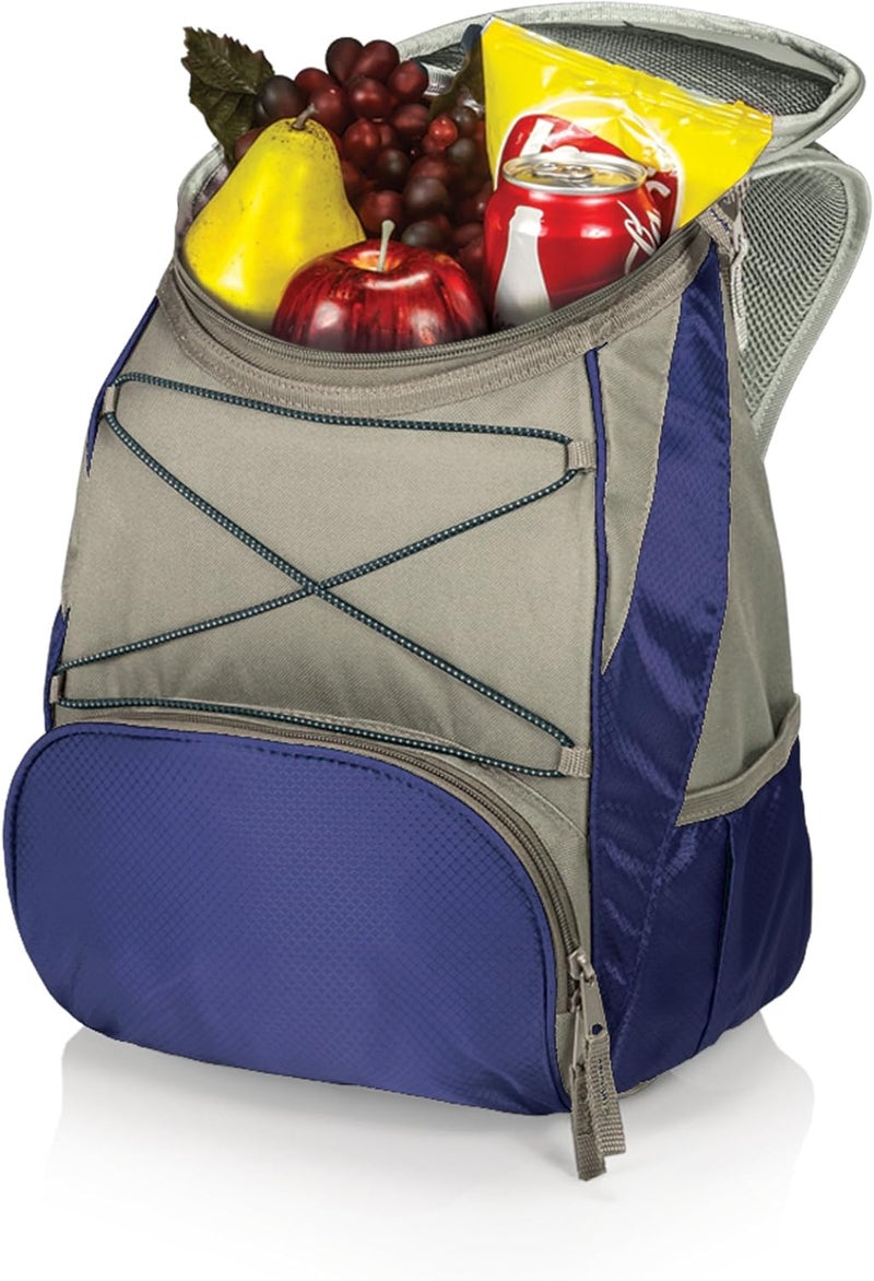 PICNIC TIME ONIVA PTX Insulated Backpack Cooler - Navy Blue with Gray Accents - Image 2